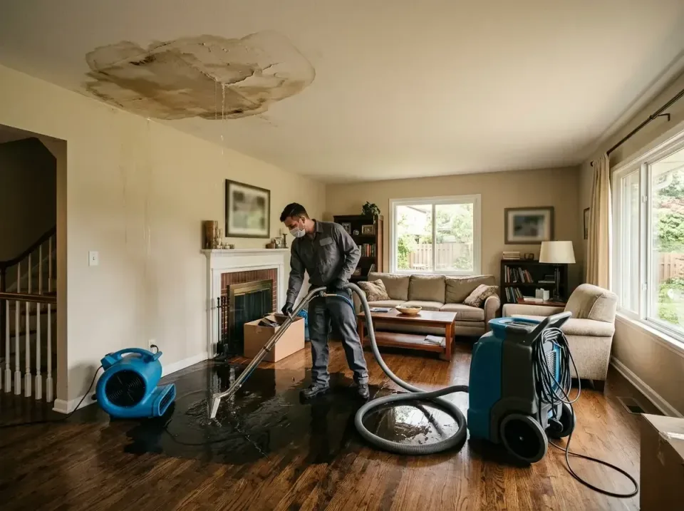 attic-pipe-burst-ceiling-drip-008 — frequently asked questions, Water Damage Restoration & Carpet Care in Sequim, WA